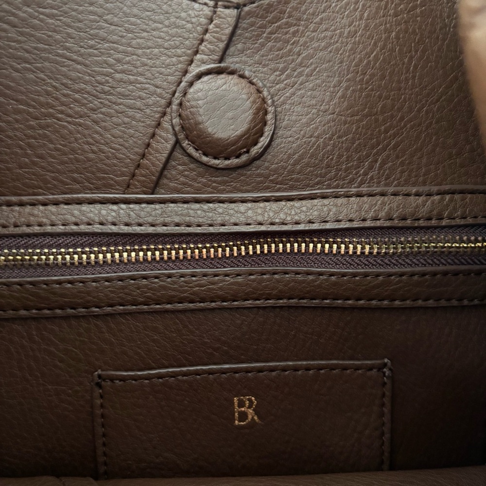 Banana Republic Dark Brown Suede Shoulder Bag - Picture 7 of 8